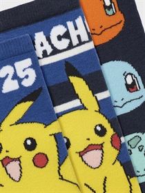 NAME IT 3-Pak Pokemon Strømper Mik Navy Blazer